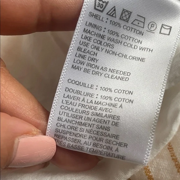 Urban Outfitters Millie Stripe Plunging Cream and Tan Backless Dress - Picture 13 of 13